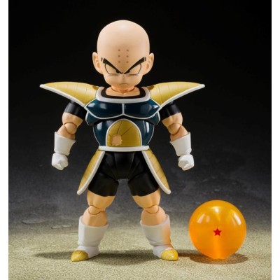 DRAGON BALL Z KRILLIN BATTLE ARMOR S.H. FIGUARTS ACTION FIGURE BANDAI