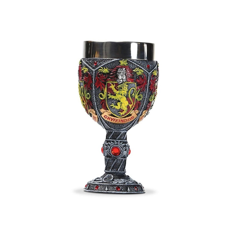 ENESCO HARRY POTTER GRYFFINDOR LOGO GOBLET RESIN
