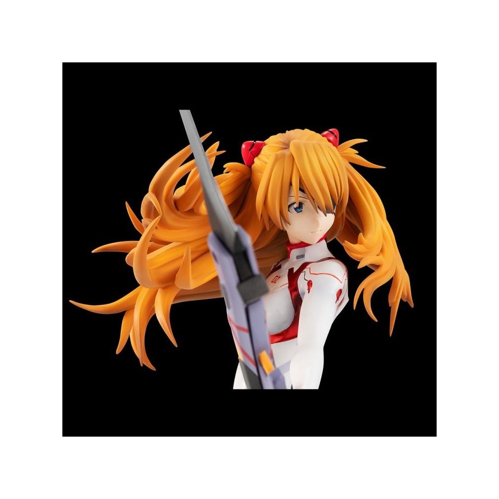 EVANGELION 3.0 + 1.0 THRICE UPON A TIME ASUKA AND MARI GEM STATUA FIGURE MEGAHOUSE