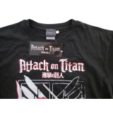 T SHIRT ATTACK ON TITAN BLACK