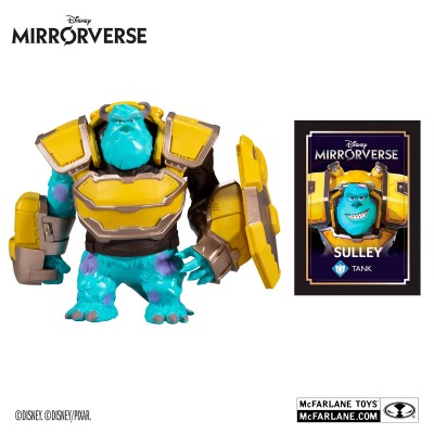 DISNEY MIRRORVERSE SULLEY ACTION FIGURE MC FARLANE