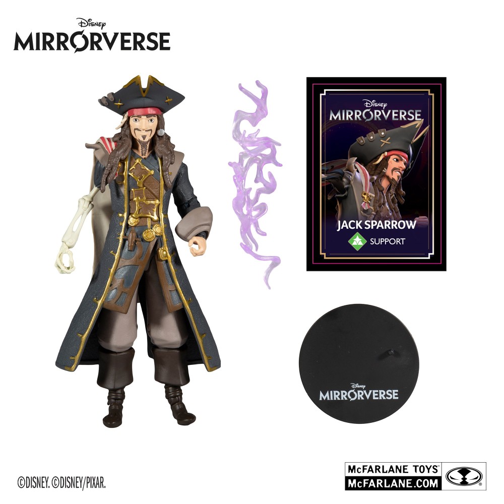 MC FARLANE DISNEY MIRRORVERSE JACK SPARROW ACTION FIGURE