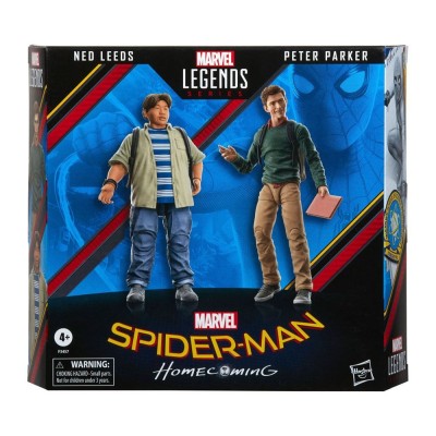 MARVEL LEGENDS SPIDER-MAN HOMECOMING NED & PETER 2-PACK ACTION FIGURE HASBRO