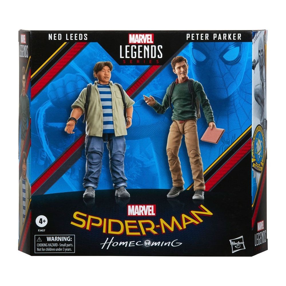MARVEL LEGENDS SPIDER-MAN HOMECOMING NED & PETER 2-PACK ACTION FIGURE HASBRO