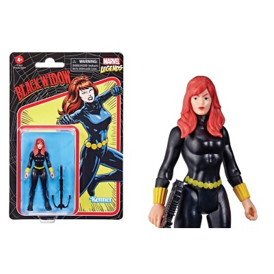 HASBRO MARVEL LEGENDS RETRO COLLECTION BLACK WIDOW ACTION FIGURE