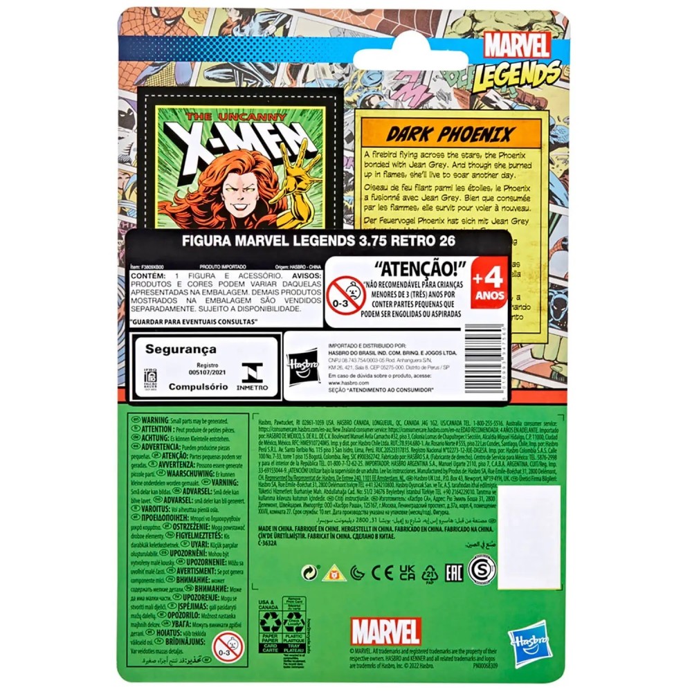 MARVEL LEGENDS RETRO COLLECTION X-MEN DARK PHOENIX ACTION FIGURE HASBRO