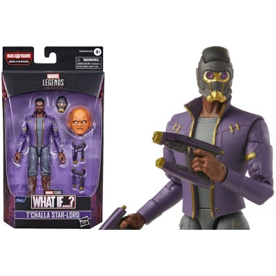 MARVEL LEGENDS WHAT IF...? T'CHALLA STAR-LORD ACTION FIGURE HASBRO