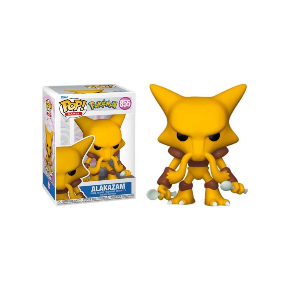 FUNKO POP! POKEMON 855 ALAKAZAM BOBBLE HEAD FIGURE FUNKO