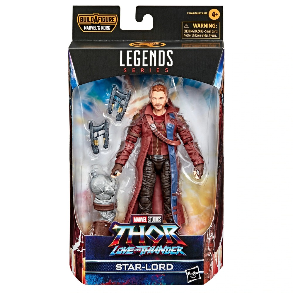 HASBRO MARVEL LEGENDS THOR LOVE AND THUNDER STAR-LORD ACTION FIGURE