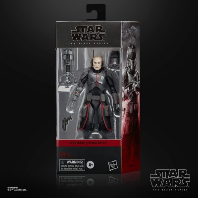 HASBRO STAR WARS THE BAD BATCH THE BLACK SERIES ECHO ACTION FIGURE