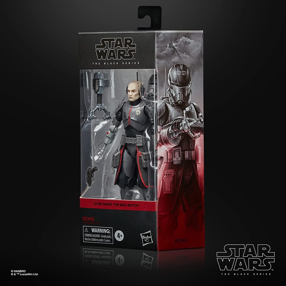 HASBRO STAR WARS THE BAD BATCH THE BLACK SERIES ECHO ACTION FIGURE