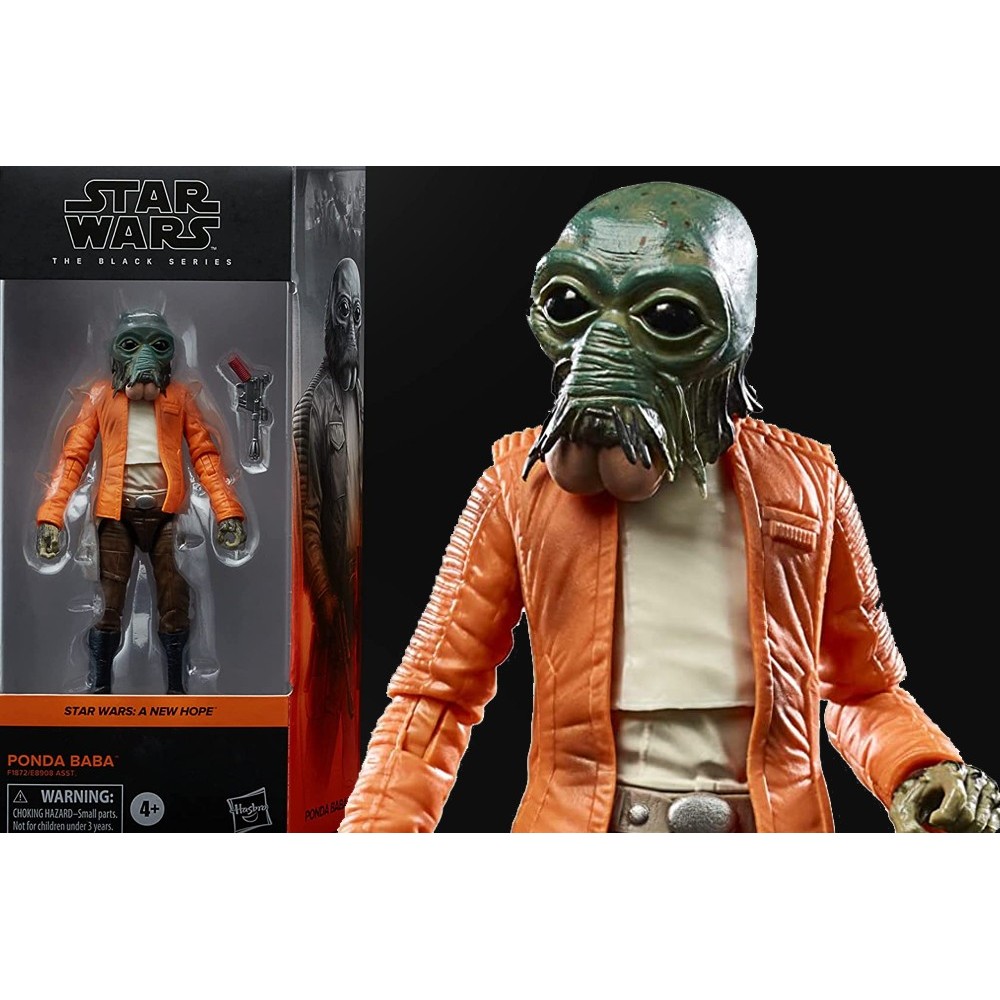 HASBRO STAR WARS A NEW HOPE THE BLACK SERIES PONDA BABA ACTION FIGURE