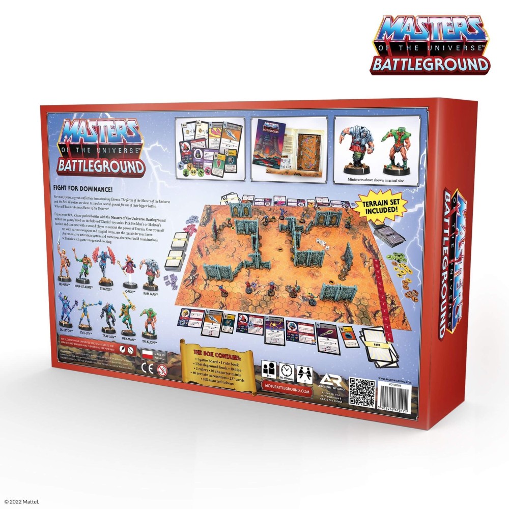 ARCHON STUDIO MASTERS OF THE UNIVERSE BATTLEGROUND STARTER SET BOARDGAME ENGLISH