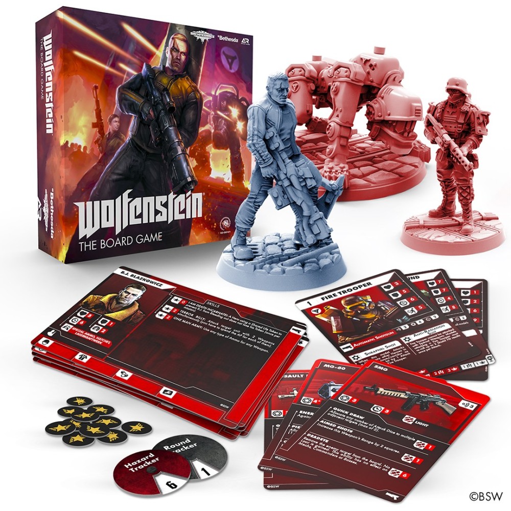 WOLFENSTEIN THE BOARD GAME GIOCO DA TAVOLO VERSIONE INGLESE ARCHON STUDIO