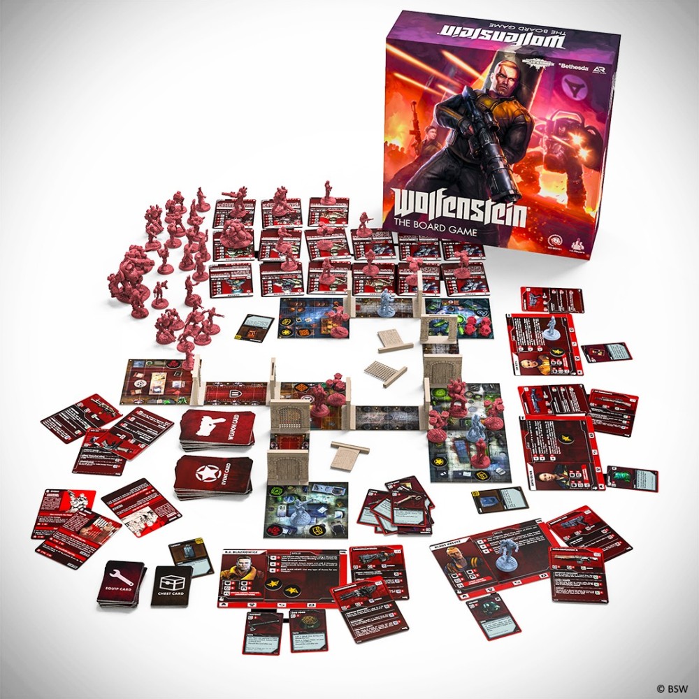 WOLFENSTEIN THE BOARD GAME GIOCO DA TAVOLO VERSIONE INGLESE ARCHON STUDIO