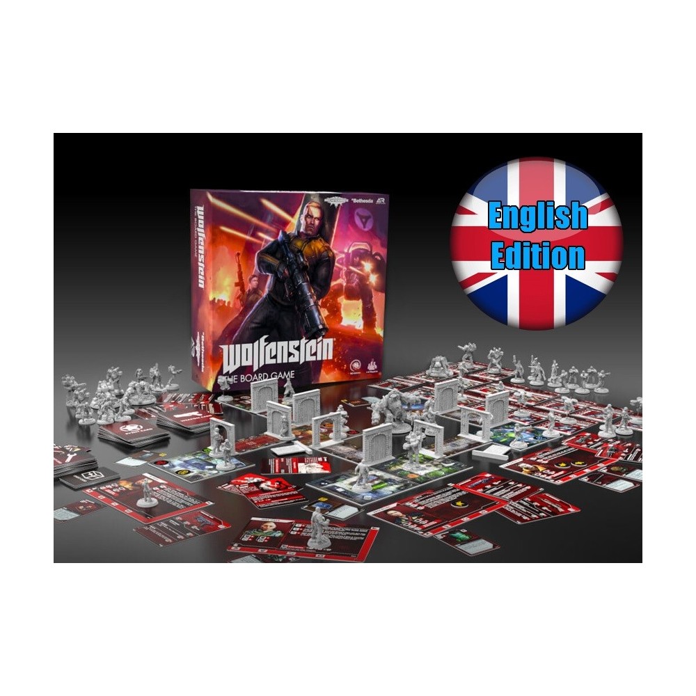 WOLFENSTEIN THE BOARD GAME GIOCO DA TAVOLO VERSIONE INGLESE ARCHON STUDIO