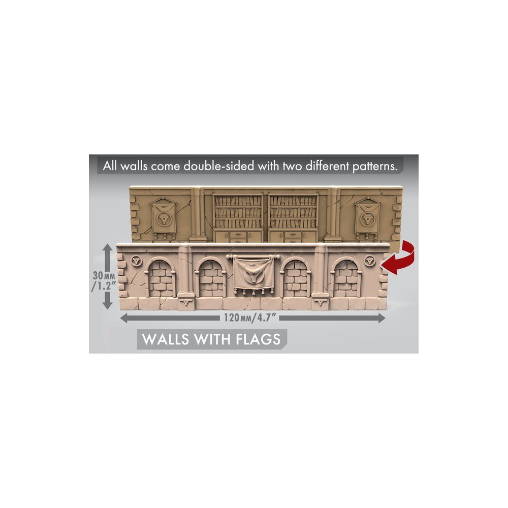 ARCHON STUDIO WOLFENSTEIN THE BOARD GAME 3D TERRAIN KIT