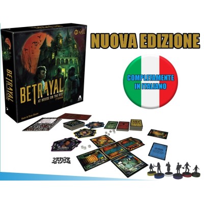 BETRAYAL AT HOUSE ON THE HILL - GIOCO DA TAVOLO ITALIANO AVALON HILL