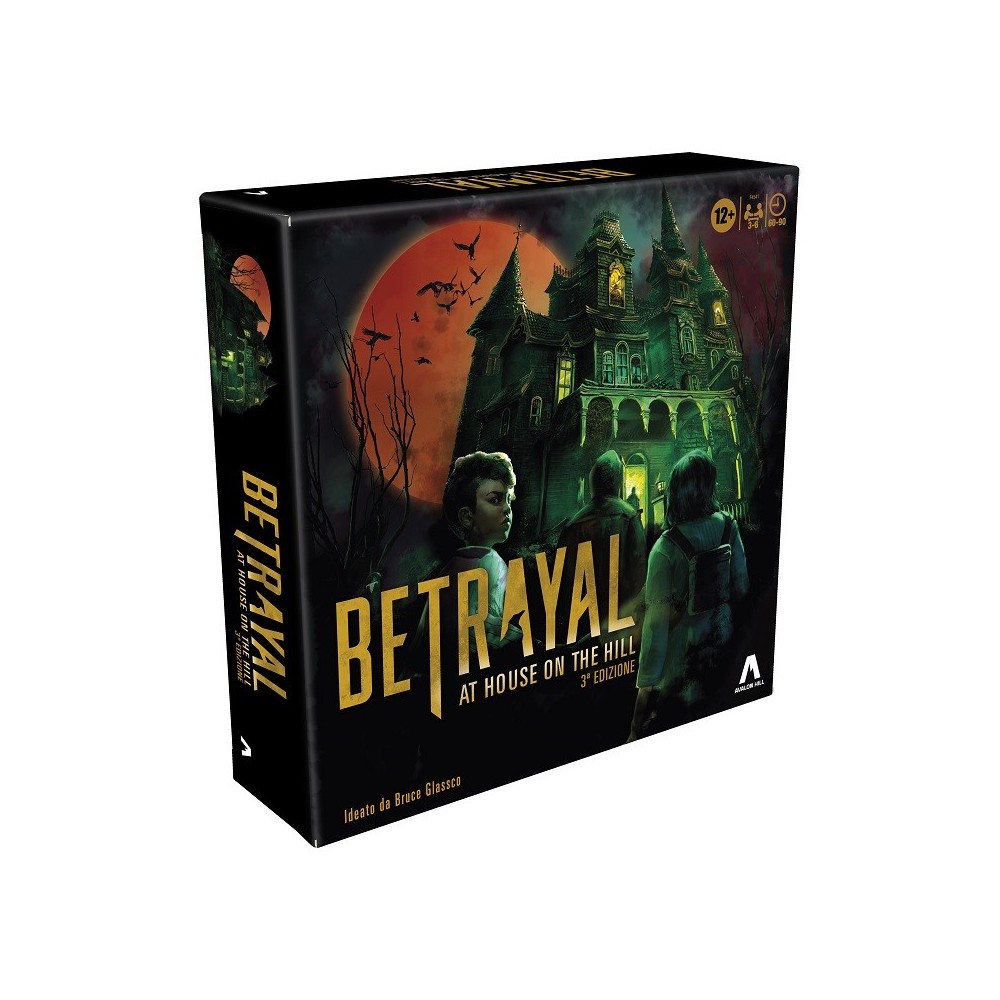 AVALON HILL BETRAYAL AT HOUSE ON THE HILL - ITALIAN BOARD GAME