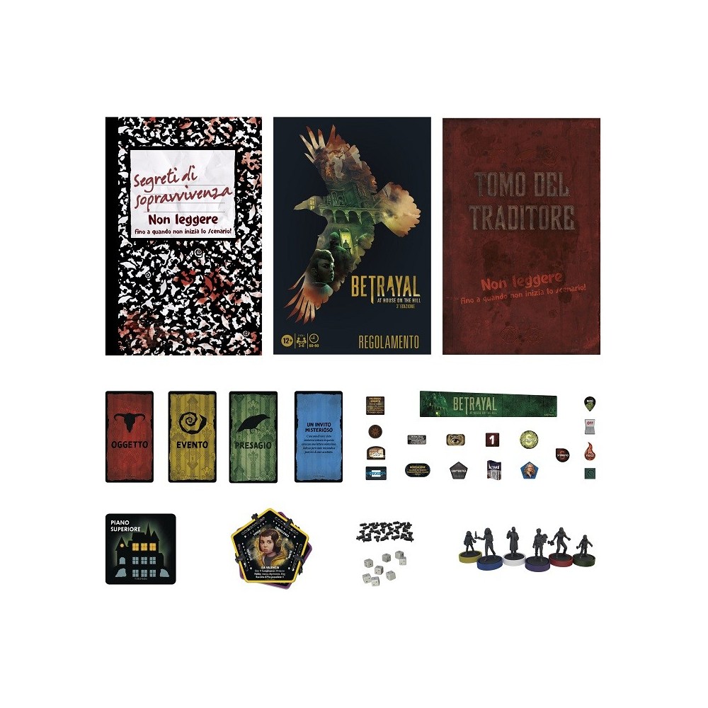 AVALON HILL BETRAYAL AT HOUSE ON THE HILL - ITALIAN BOARD GAME