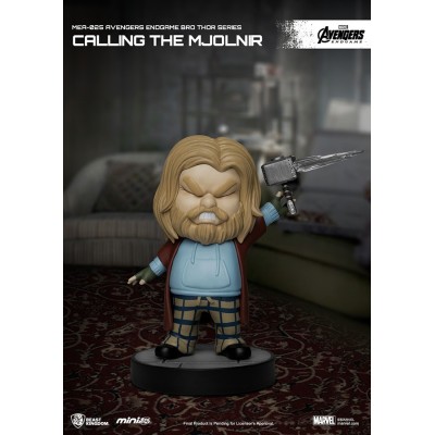 MARVEL AVENGERS ENDGAME BRO THOR CALLING THE MJOLNIR MINI EGG ATTACK FIGURE BEAST KINGDOM