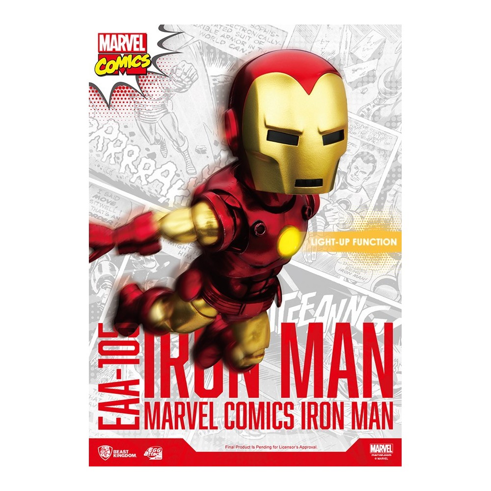 EAA-105 IRON MAN MARVEL COMICS EGG ATTACK ACTION FIGURE BEAST KINGDOM