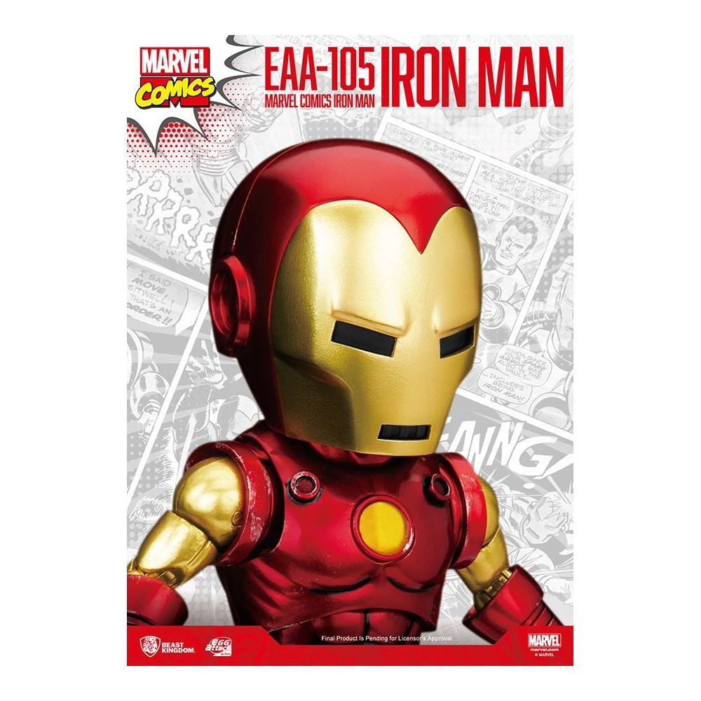 EAA-105 IRON MAN MARVEL COMICS EGG ATTACK ACTION FIGURE BEAST KINGDOM