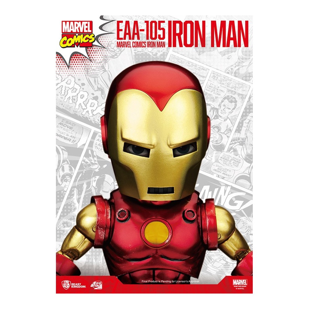 EAA-105 IRON MAN MARVEL COMICS EGG ATTACK ACTION FIGURE BEAST KINGDOM