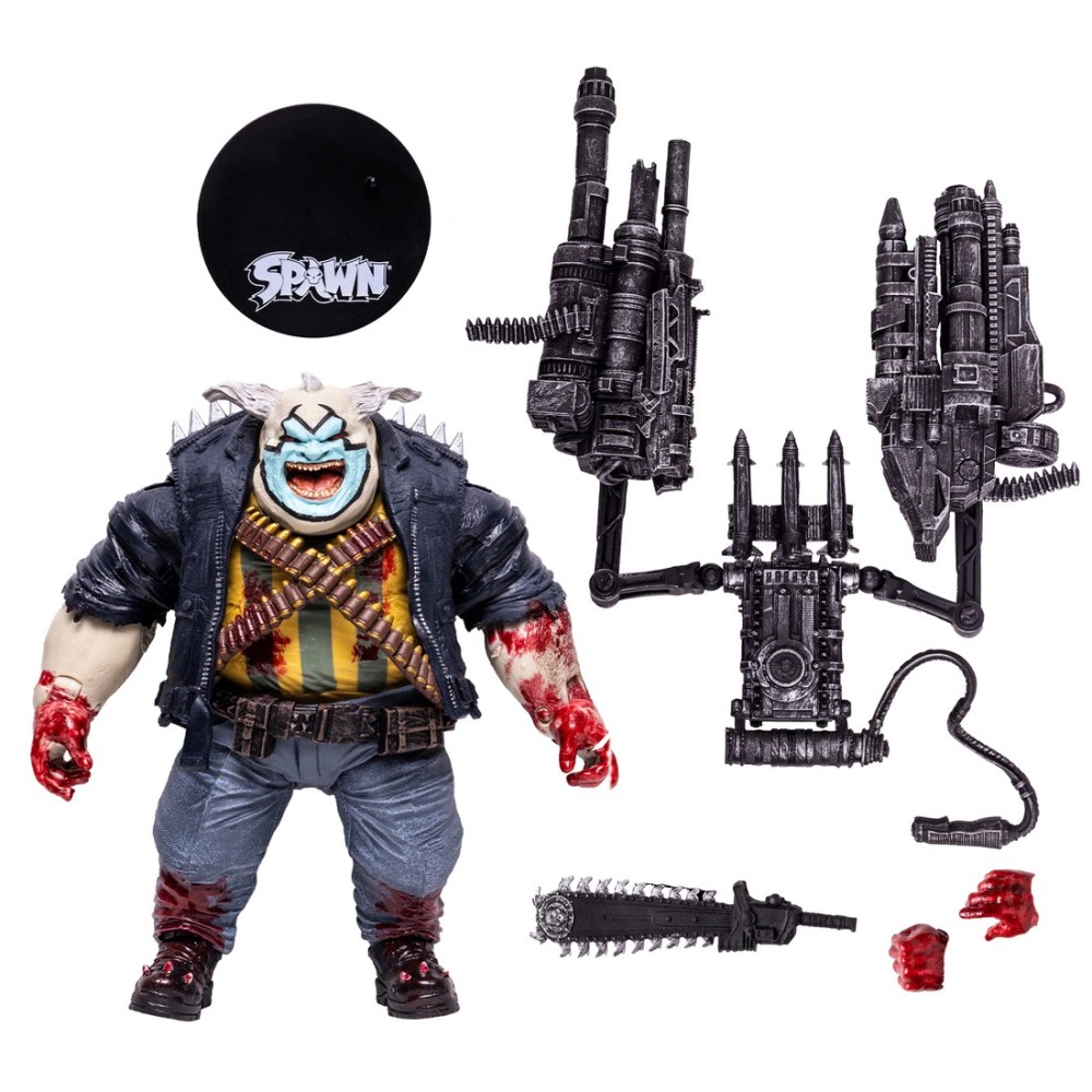 MC FARLANE SPAWN THE CLOWN BLOODY DELUXE ACTION FIGURE