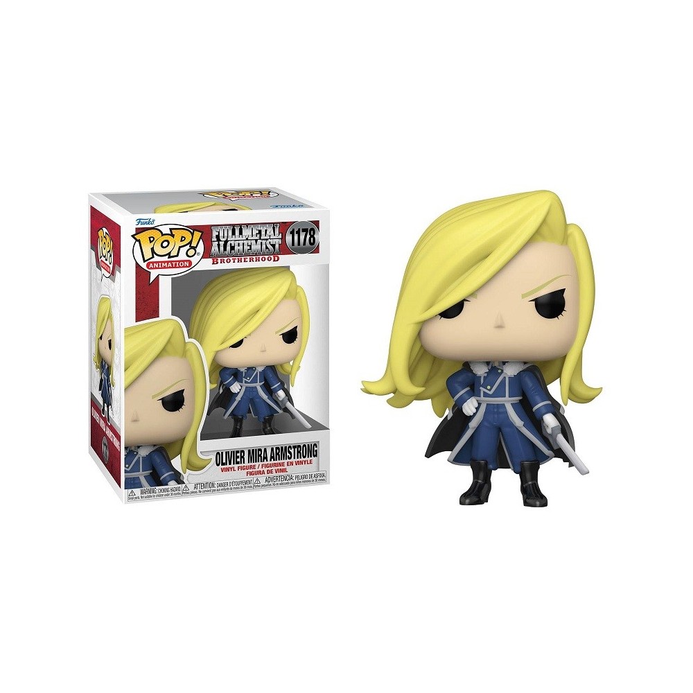 FUNKO FUNKO POP! FULLMETAL ALCHEMIST OLIVIER MIRA ARMSTRONG BOBBLE HEAD KNOCKER FIGURE
