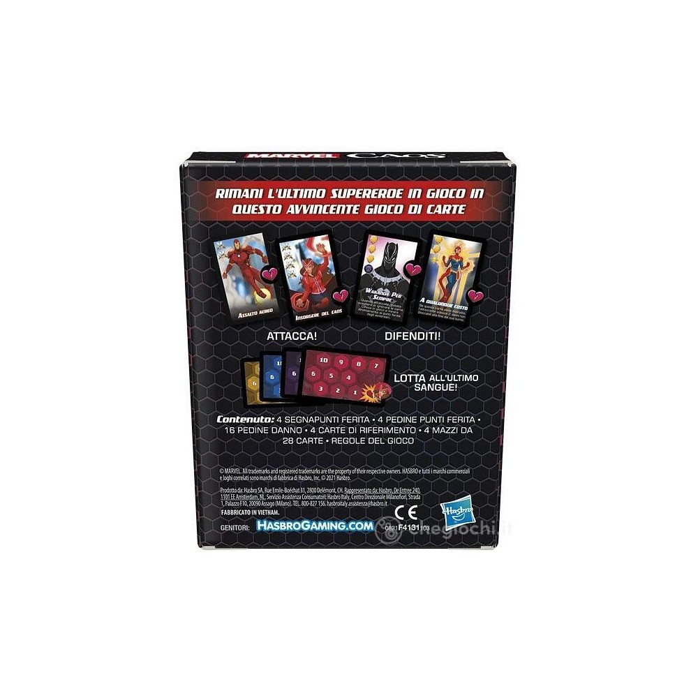 HASBRO MARVEL CAOS - GIOCO DA TAVOLO ITALIAN