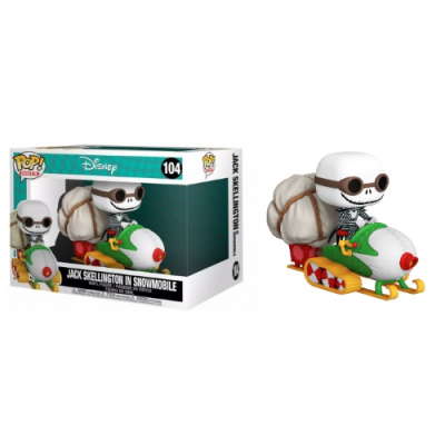 FUNKO POP! THE NIGHTMARE BEFORE CHRISTMAS JACK SKELLINGTON IN SNOWMOBILE FIGURE FUNKO