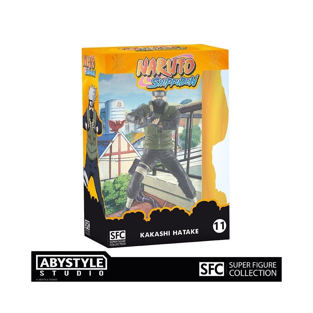 NARUTO SHIPPUDEN KAKASHI HATAKE SUPER COLLETION FIGURE STATUA ABYSTYLE