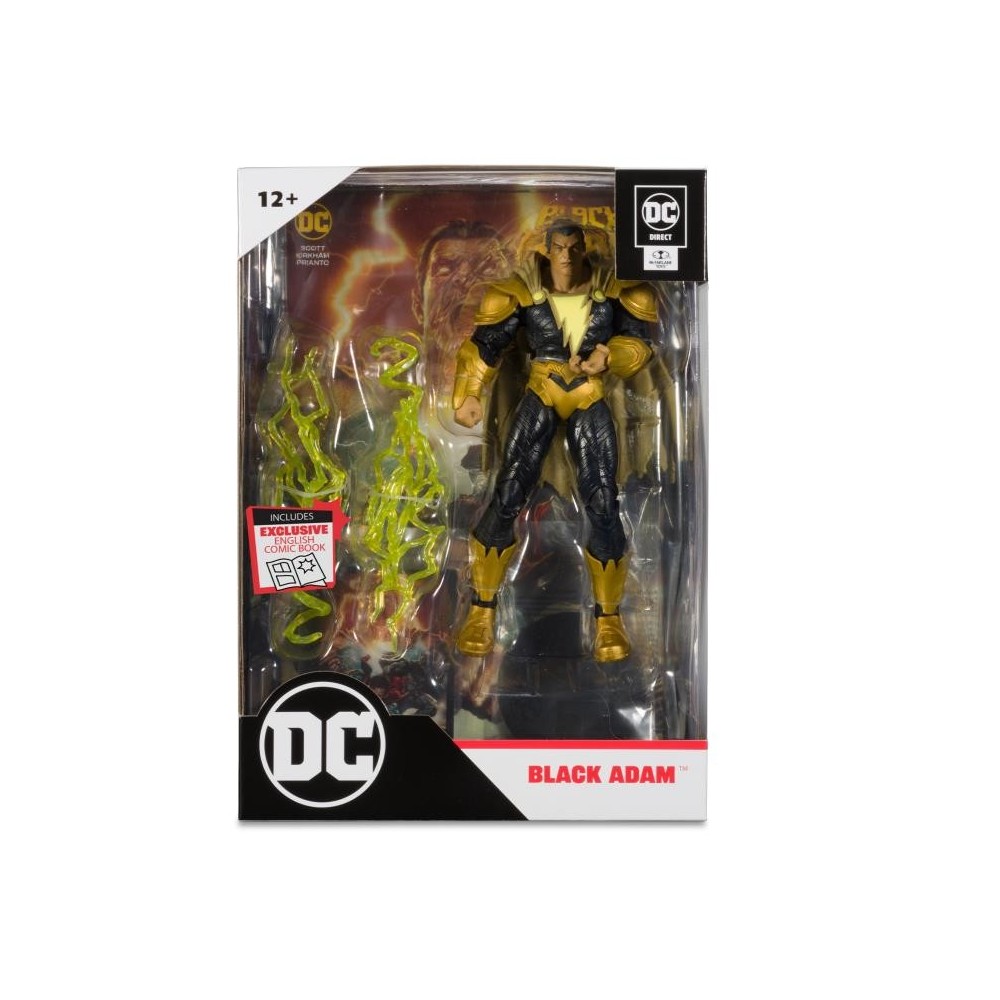 MC FARLANE DC BLACK ADAM PAGE PUNCHERS BLACK ADAM ACTION FIGURE