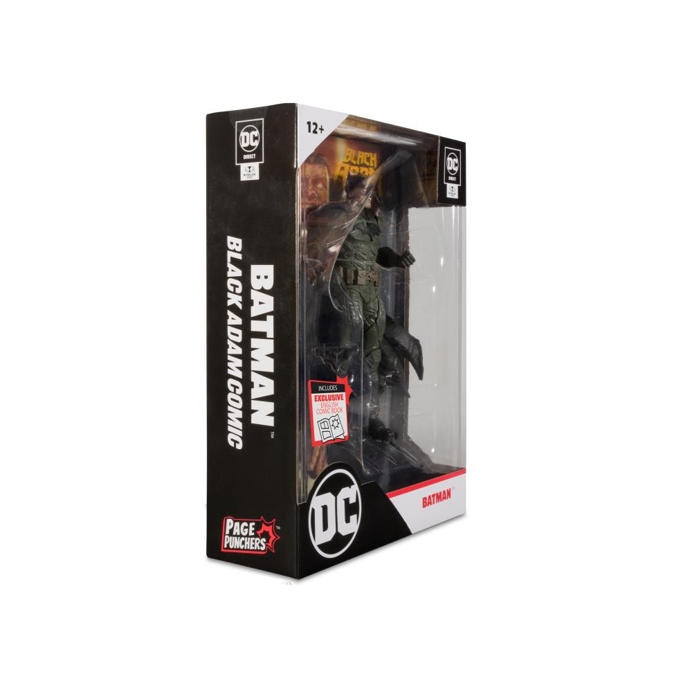 MC FARLANE DC BLACK ADAM PAGE PUNCHERS BATMAN ACTION FIGURE