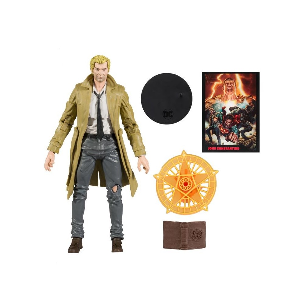 MC FARLANE DC BLACK ADAM PAGE PUNCHERS JOHN CONSTANTINE ACTION FIGURE