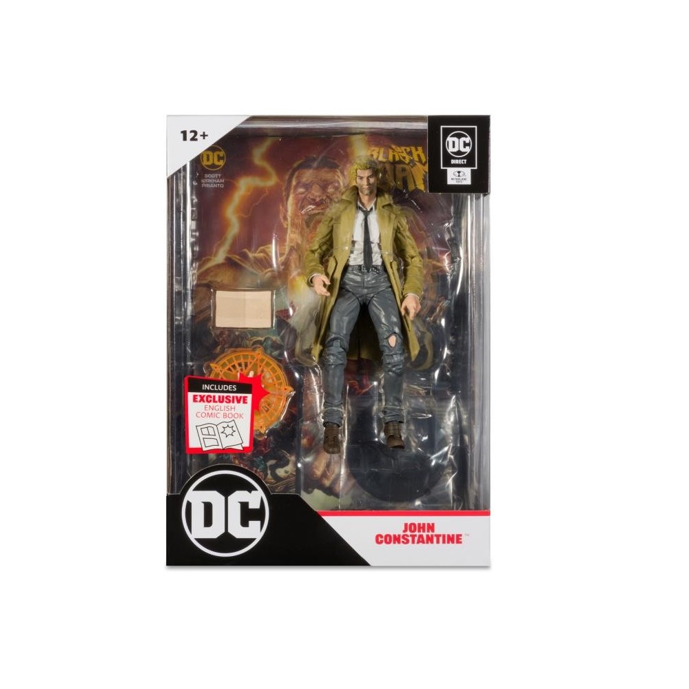 MC FARLANE DC BLACK ADAM PAGE PUNCHERS JOHN CONSTANTINE ACTION FIGURE