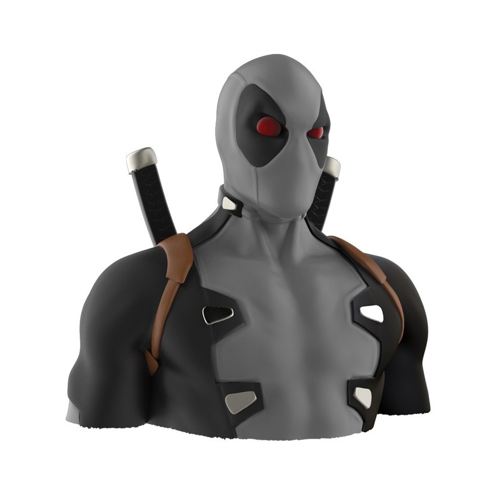 MARVEL X-FORCE DEADPOOL DELUXE BUST BANK SALVADANAIO FIGURE SEMIC