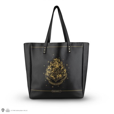 HARRY POTTER HOGWARTS BLACK HANDBAG BORSA GRANDE DA DONNA CINEREPLICAS