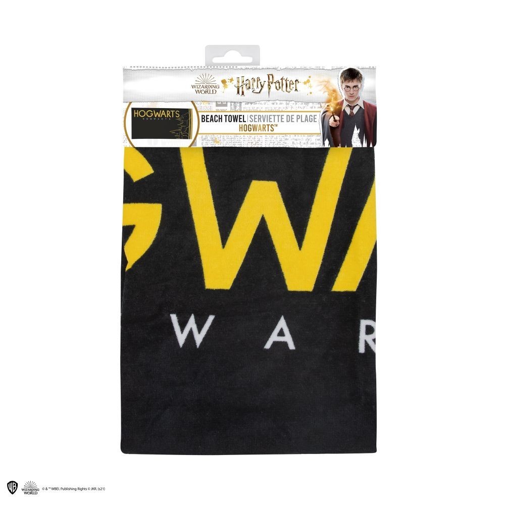 HARRY POTTER HOGWARTS BEACH TOWEL 140X70CM TELO DA MARE CINEREPLICAS