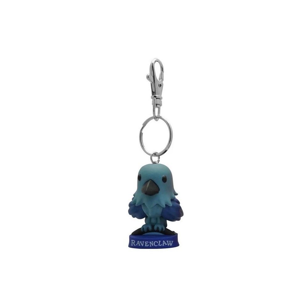 HARRY POTTER RAVENCLAW CHIBI KEYCHAIN PORTACHIAVI CORVONERO FIGURE PLASTOY