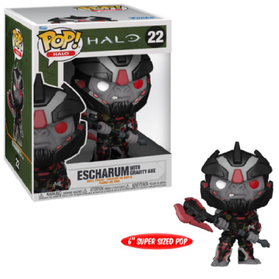 FUNKO POP! HALO ESCHARUM WITH AXE SUPER SIZED BOBBLE HEAD KNOCKER FIGURE FUNKO