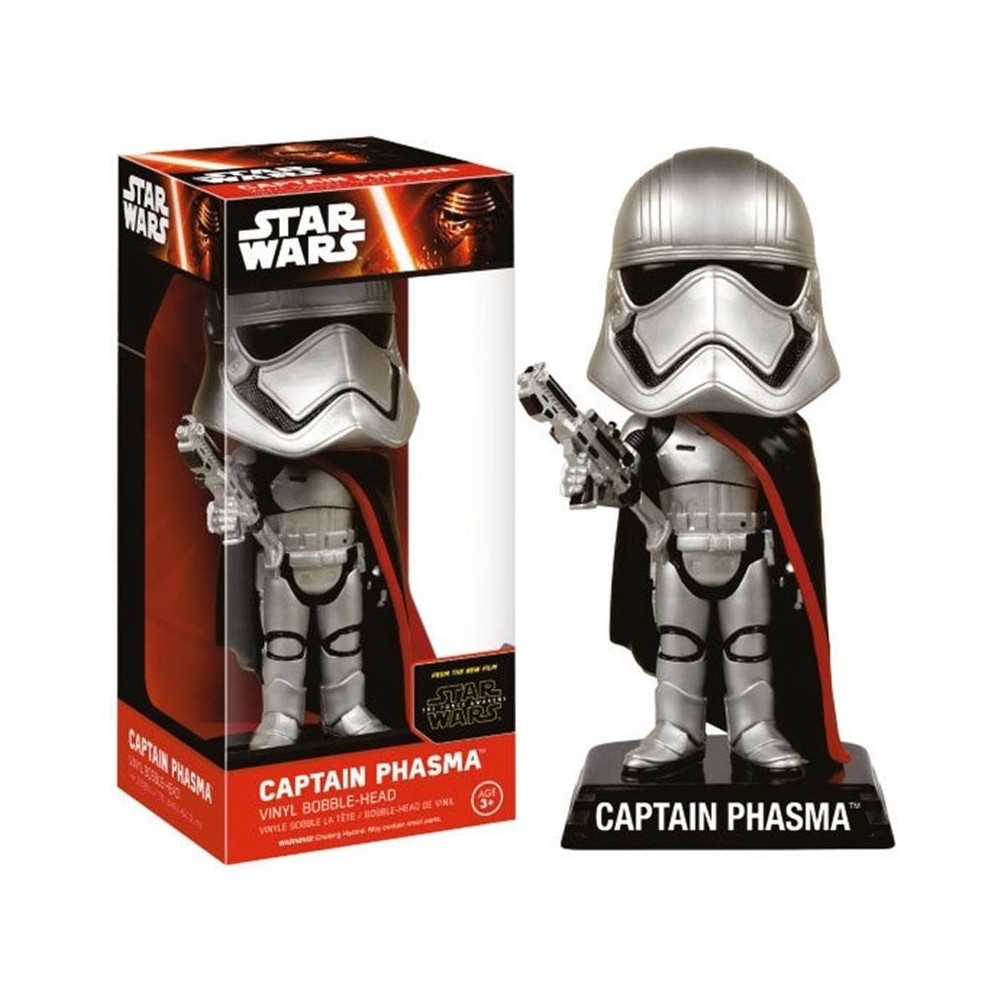 FUNKO STAR WARS EPISODE VII - CAPTAIN PHASMA VINYL BOBBLE-HEAD FIGURE