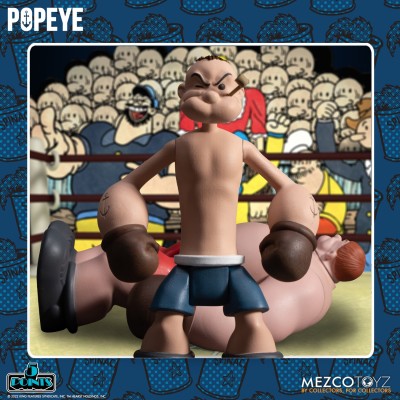 POPEYE 5 POINTS POPEYE AND OXHEART BOX SET ACTION FIGURE MEZCO TOYS