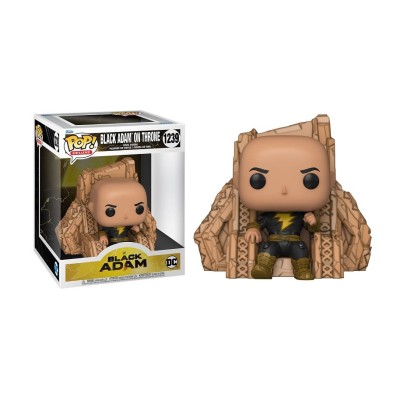 FUNKO POP! BLACK ADAM ON THRONE BOBBLE HEAD KNOCKER FIGURE FUNKO