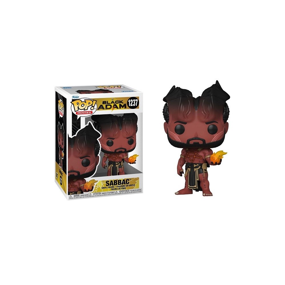 FUNKO POP! BLACK ADAM SABBAC BOBBLE HEAD KNOCKER FIGURE FUNKO