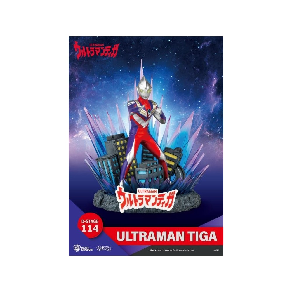 D-STAGE ULTRAMAN TIGA STATUA FIGURE DIORAMA BEAST KINGDOM
