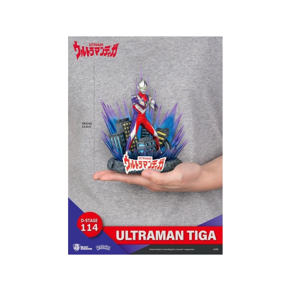 BEAST KINGDOM D-STAGE ULTRAMAN TIGA STATUE FIGURE DIORAMA