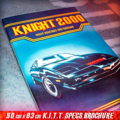 KNIGHT RIDER FLAG AGENT KIT SET DA COLLEZIONE SUPERCAR DOCTOR COLLECTOR