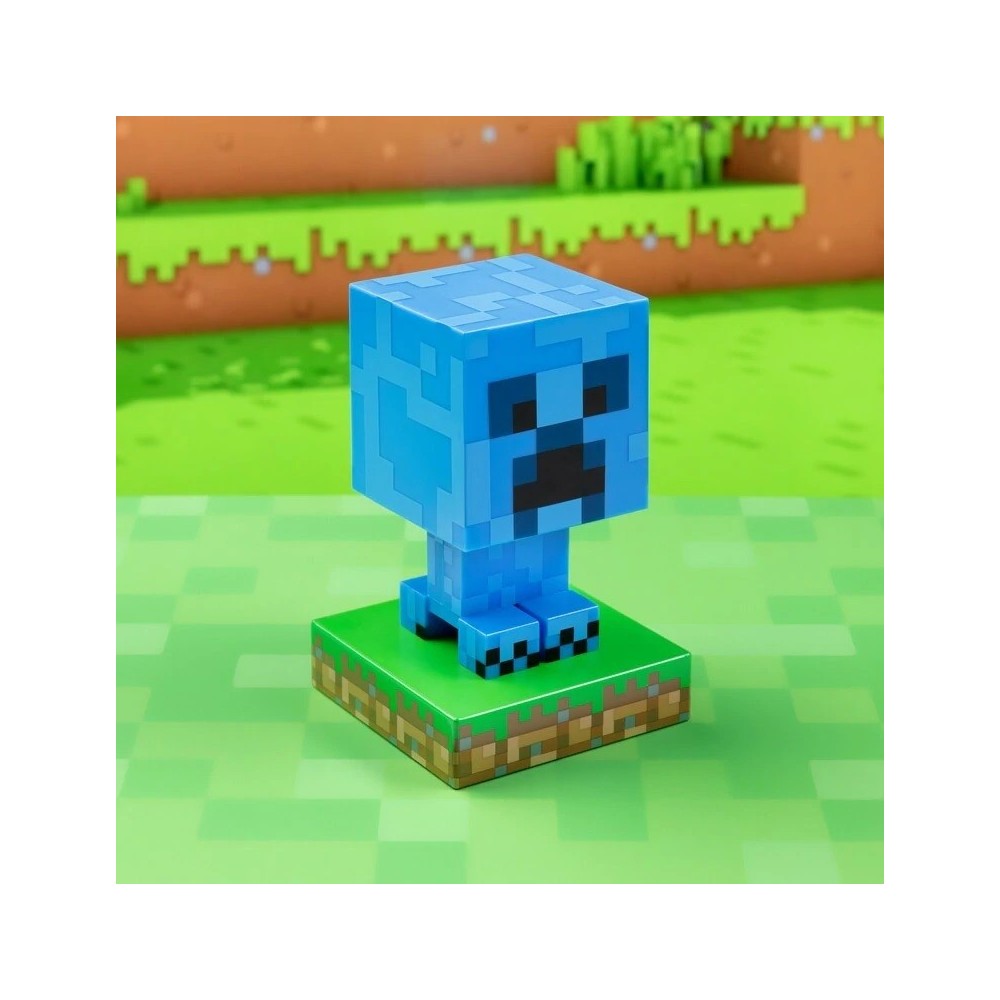 MINECRAFT 3D LAMP ICON CHARGED CREEPER LIGHT 10CM LAMPADA FIGURE PALADONE PRODUCTS